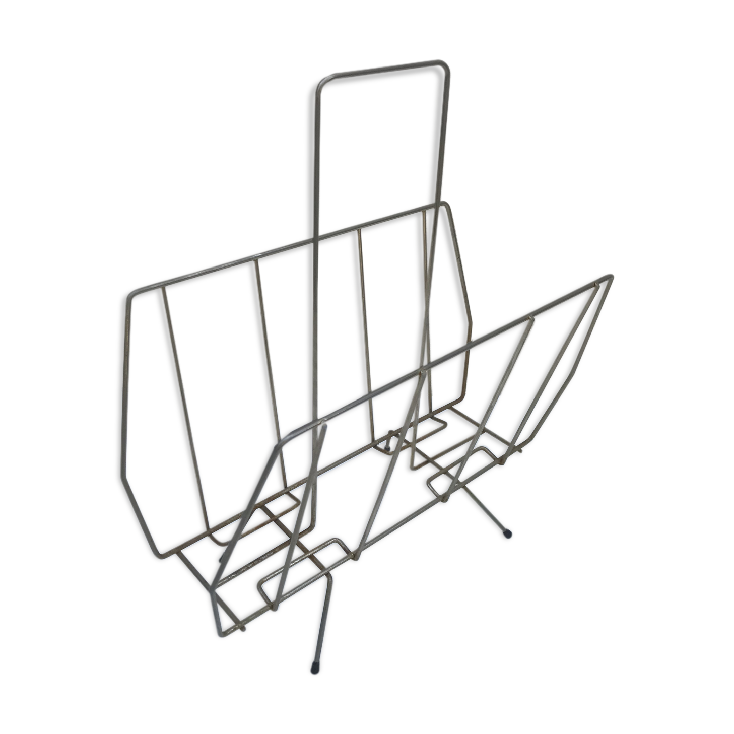 End table is journals former 60s Metal Gold Vintage