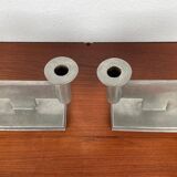 Minimalist chandelier model 551 in German tin by Karl Raichle for Meersburg, 1930s, set of 2.