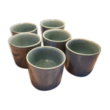 Lot de 6 mugs en grès