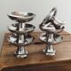 Lot de 6 coupes à glace, desserts vintage 