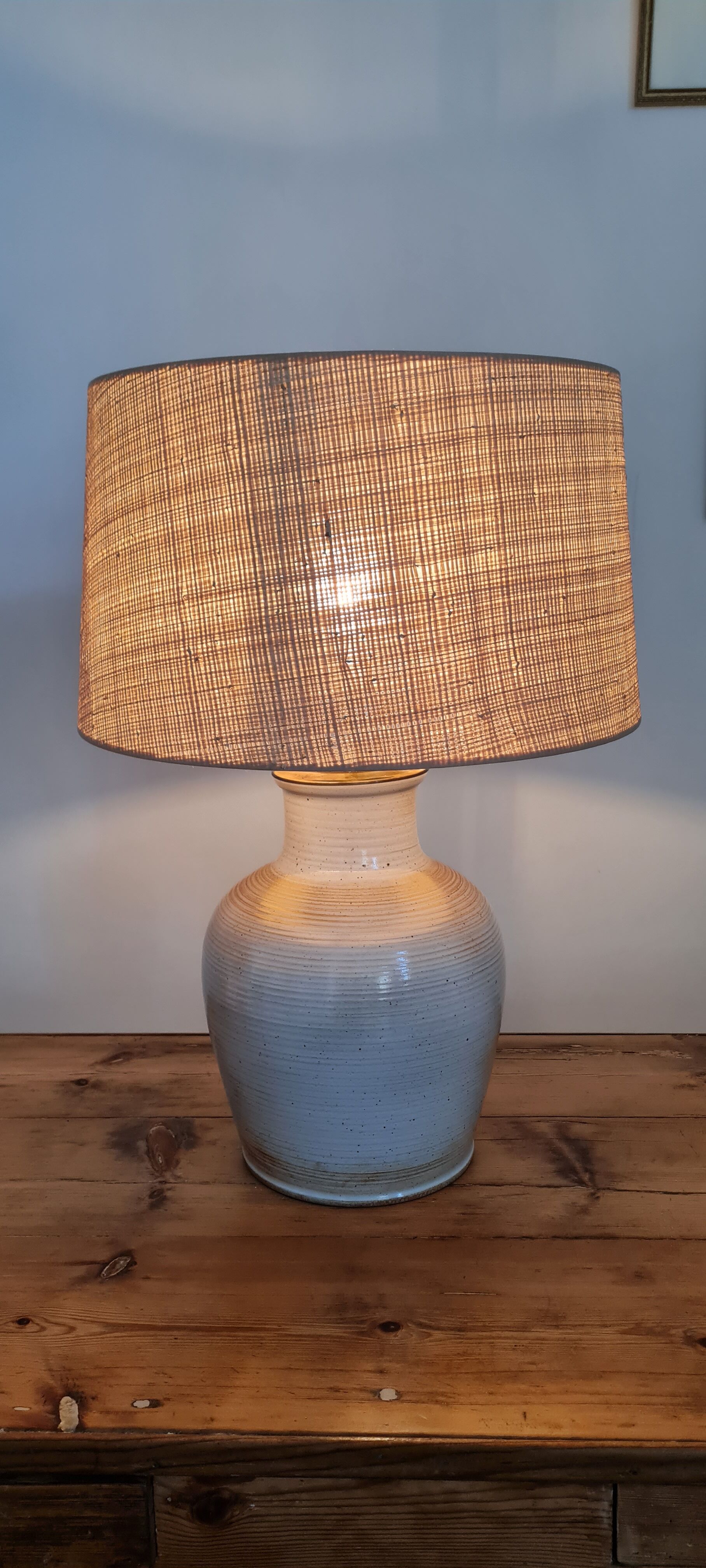 Circa stoneware lamp 50s