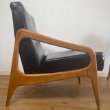 Pair of Stella model Dorian armchairs year 1960