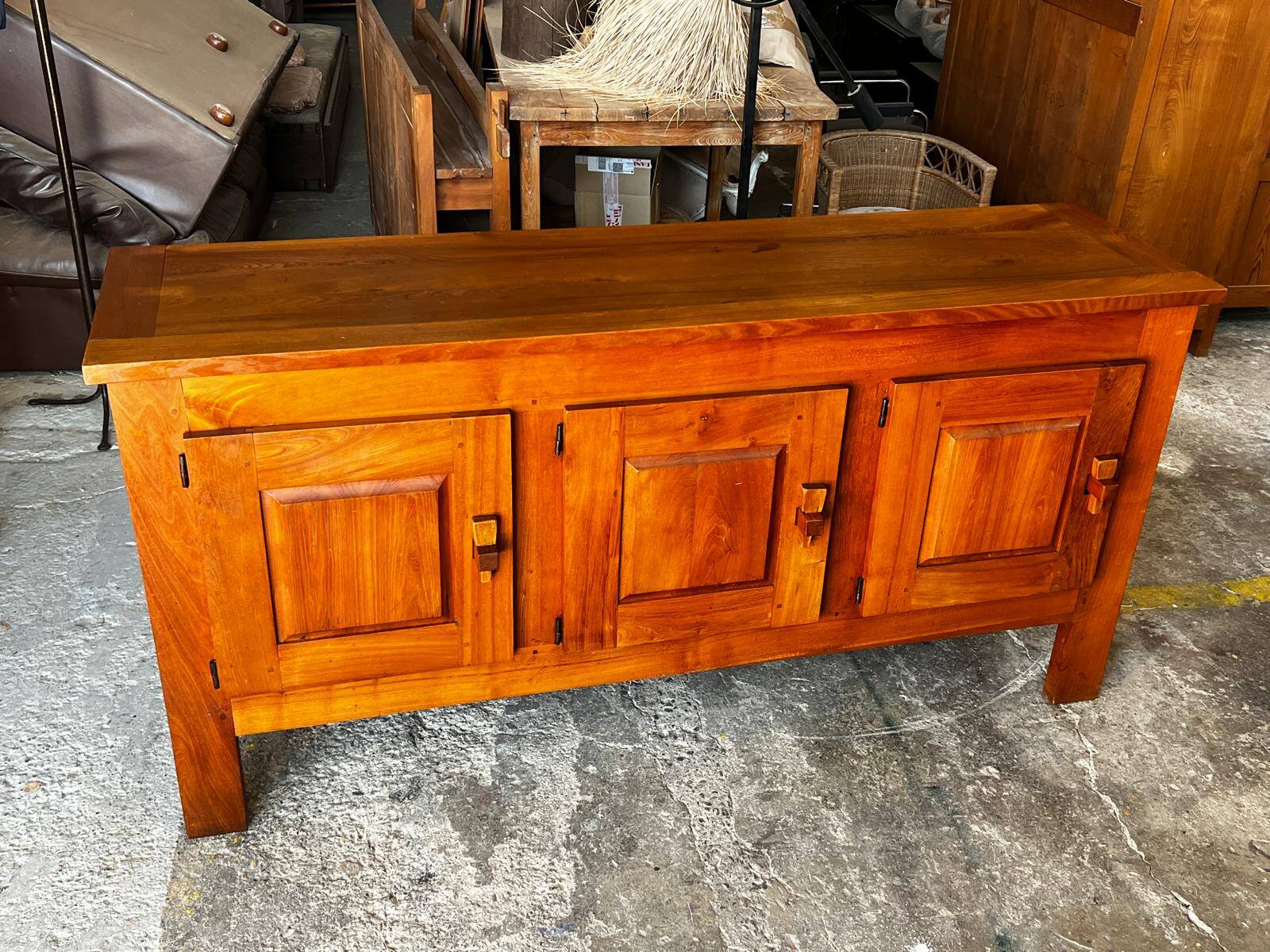 Buffet en ormeau Jean Touret et les Artisans de Lozère 1957