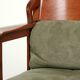 Set of 8 Art Nouveau/Jugendstil dining chairs with suede upholstery