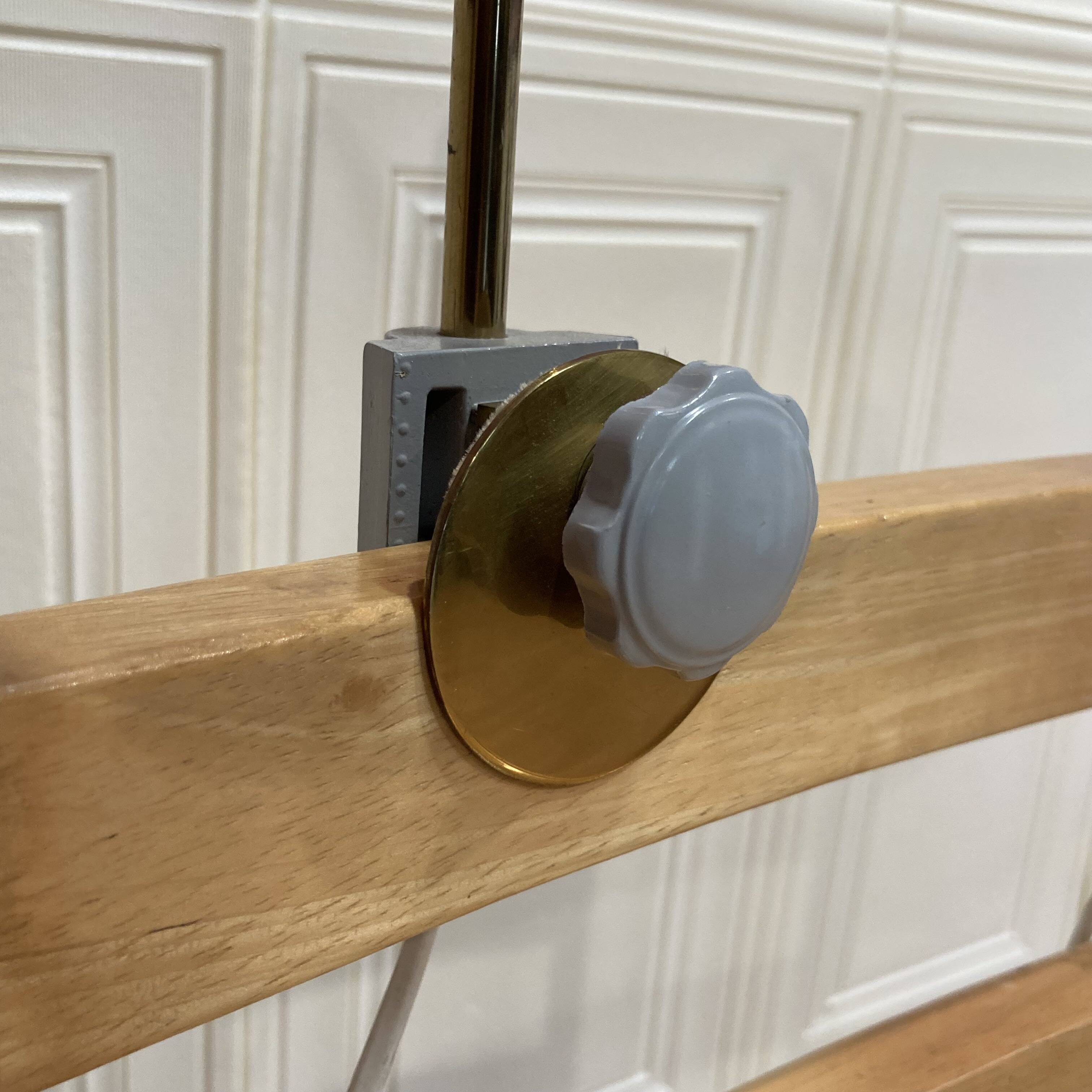 Pair of large modular scandinavian design wall lights from the 1950s.
