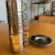 Casalinghi STO stainless steel cups, vintage 70s Italian design