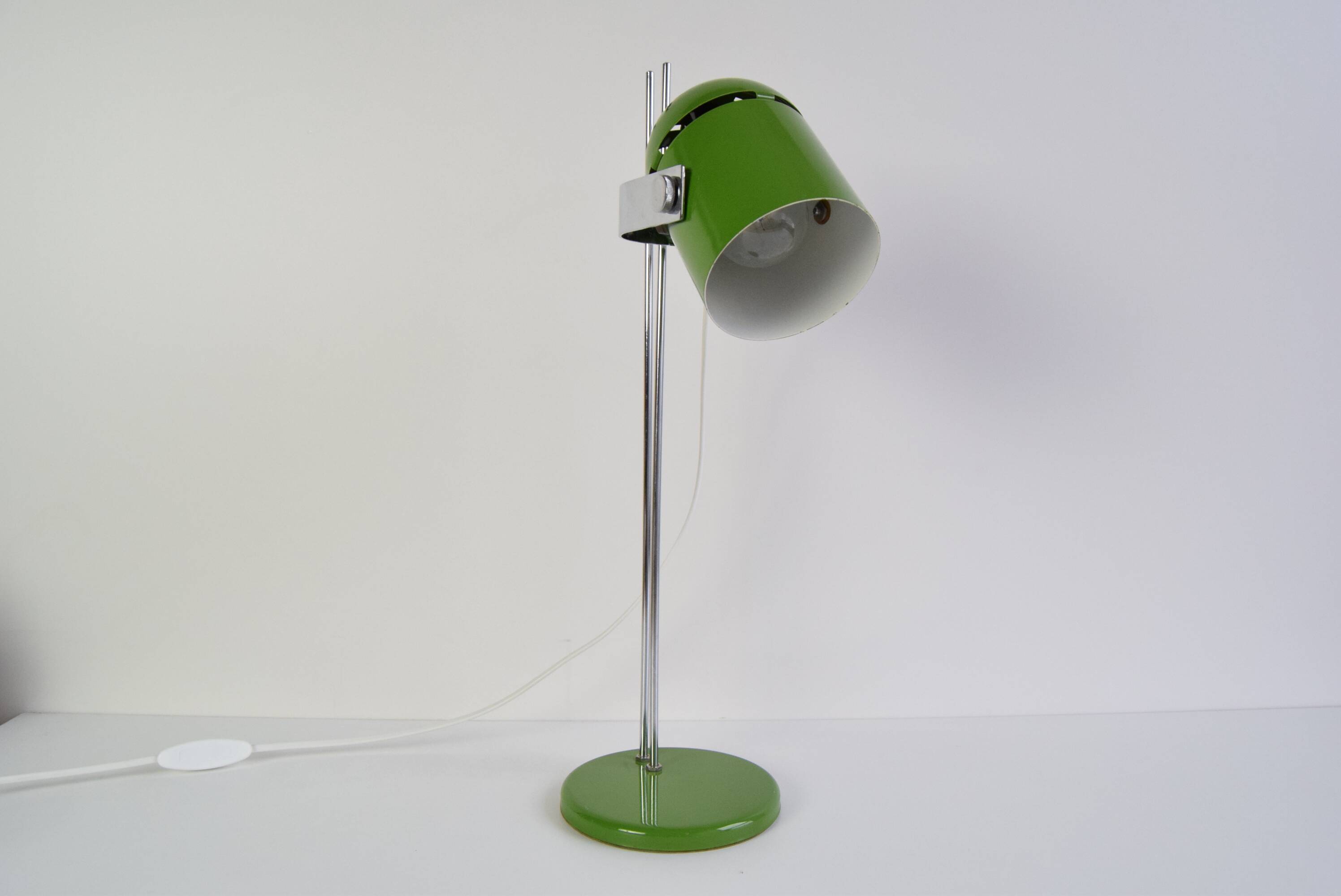 Green Table Lamp Combi Lux by Stanislav Indra, Czechoslovakia, 1970's.