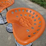 Set of 4 bar stools by Etienne Fermigier for MIRIMA