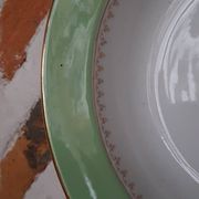 Plat de service rond l'Amandinoise