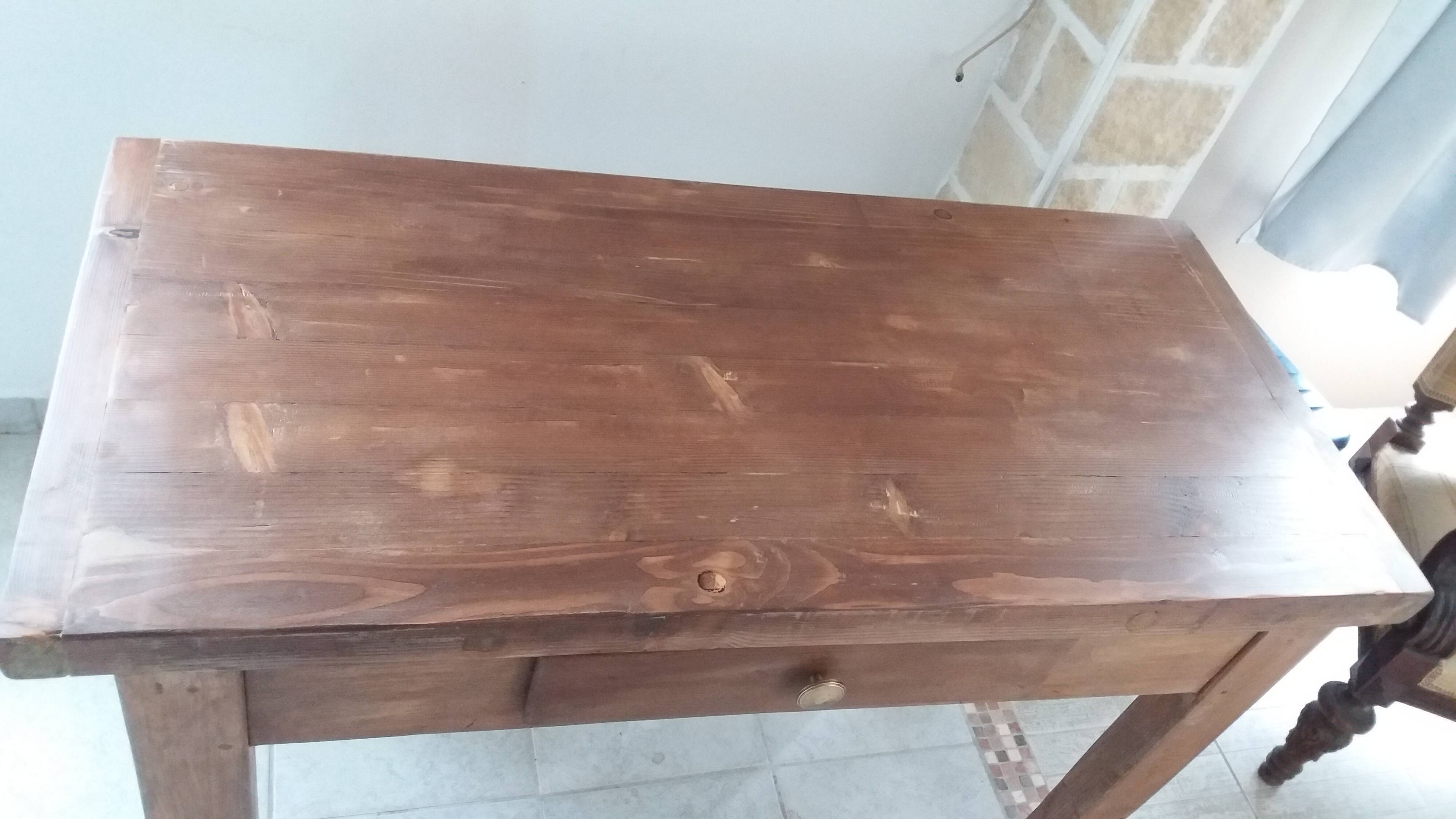 Rustic kitchen table
