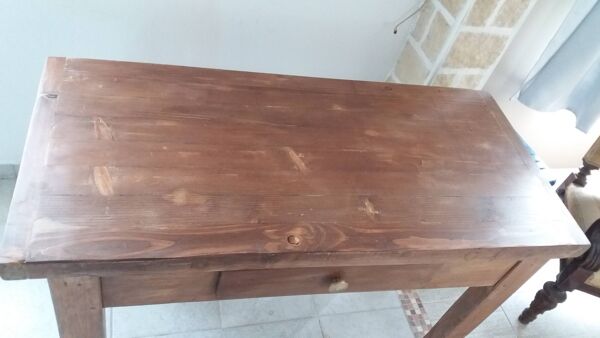 Table de cuisine rustique
