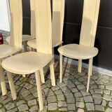 Set of 6 Quia chairs - Elana B model - beige