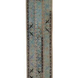 Small Distressed Turkish Runner Rug 79 x 330 cm