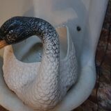 Cygne en majolique