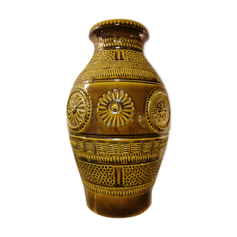 Vintage vase in glazed ceramic West Germany