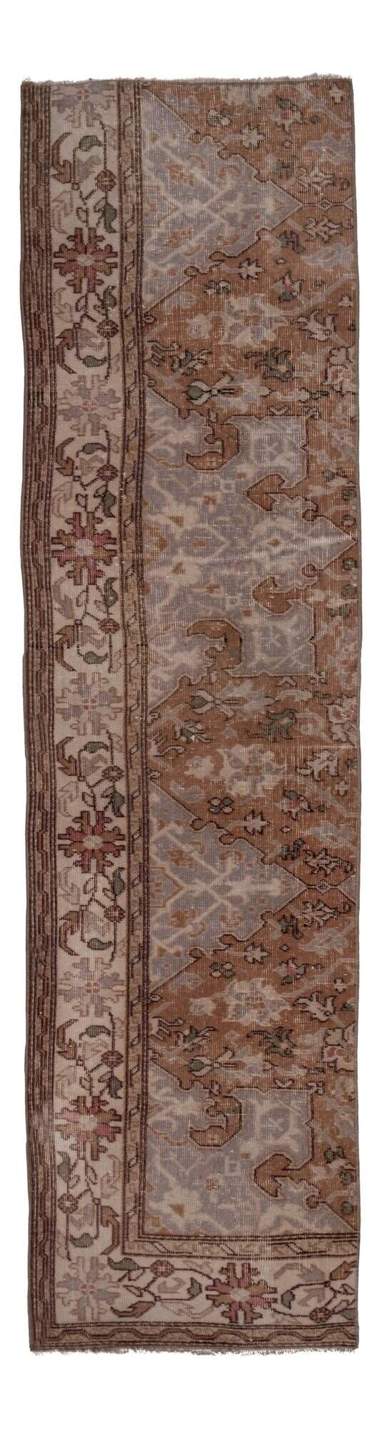 Vintage Turkish hallway rug 62x238 cm