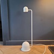 Lampe de bureau vintage articulée laquée blanc
