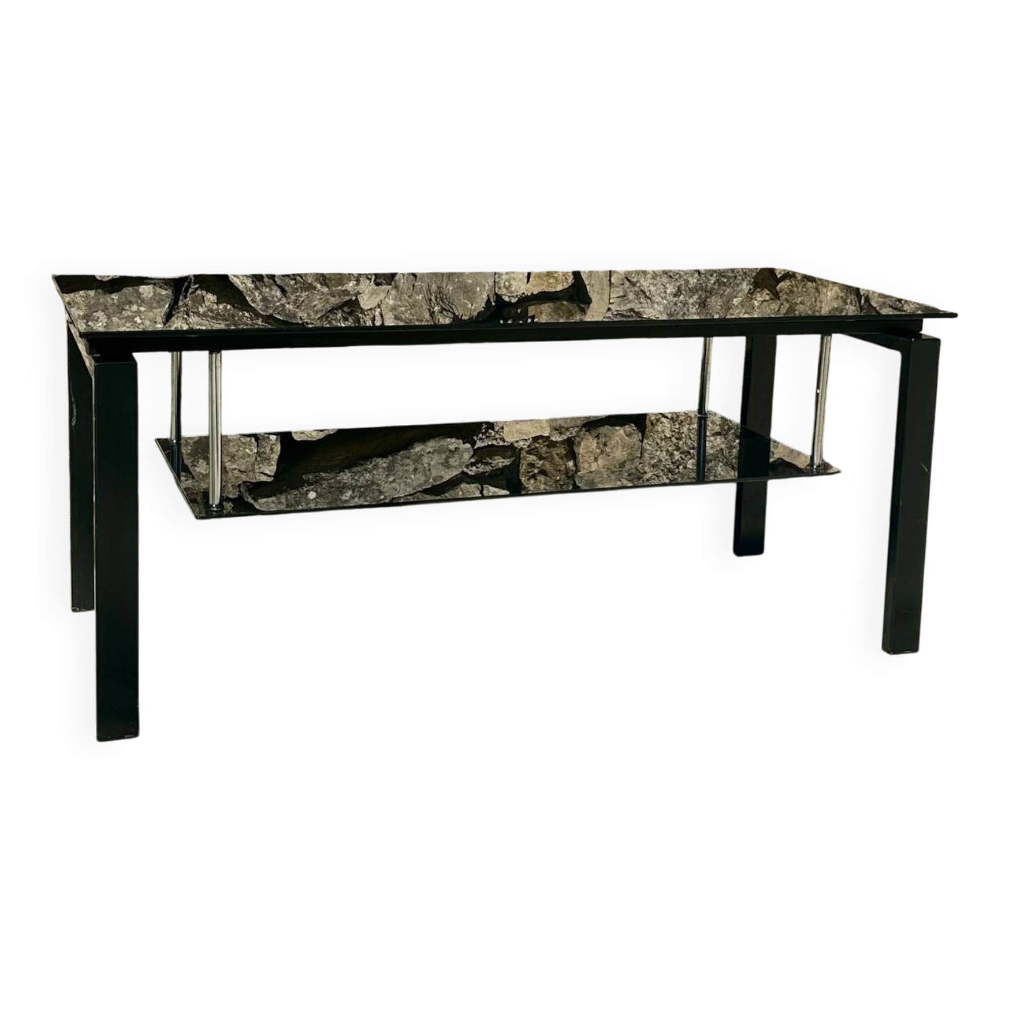 Black designer coffee table