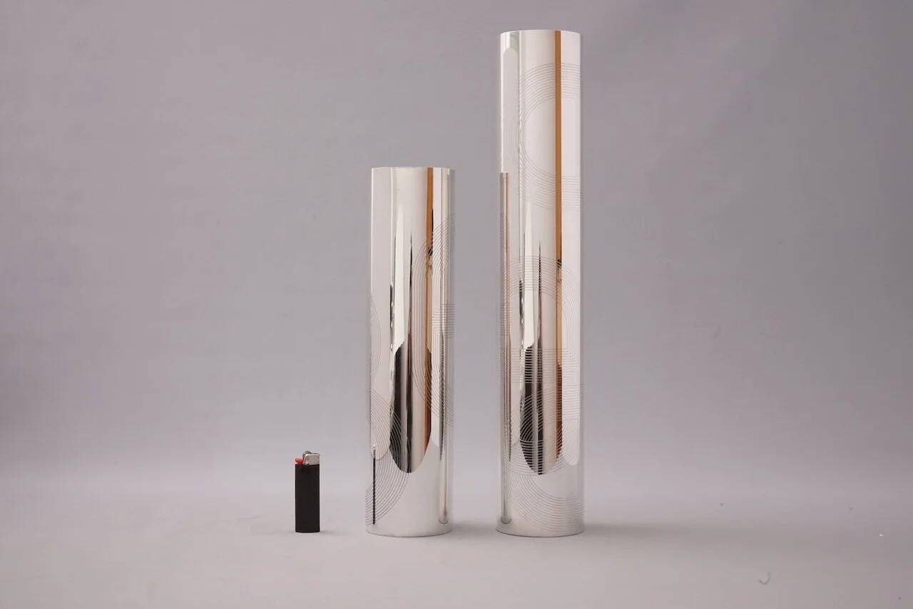 Vase Chaîne d'Ancre par Hermès Paris lot de 2