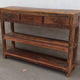 Old wooden console