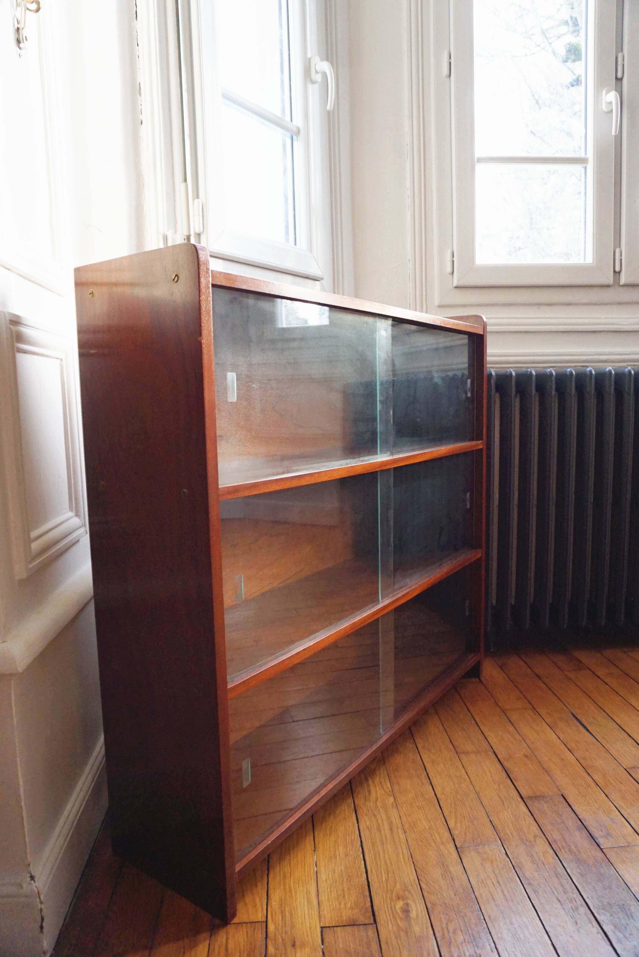 Library display case vintage