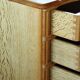 Vintage Mid-century Baroque Style Danish High Boy Brutalist Dresser 1960s