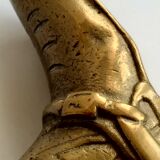 Vintage Santiag gilded bronze pencil pot