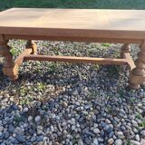 Table basse vintage bois massif