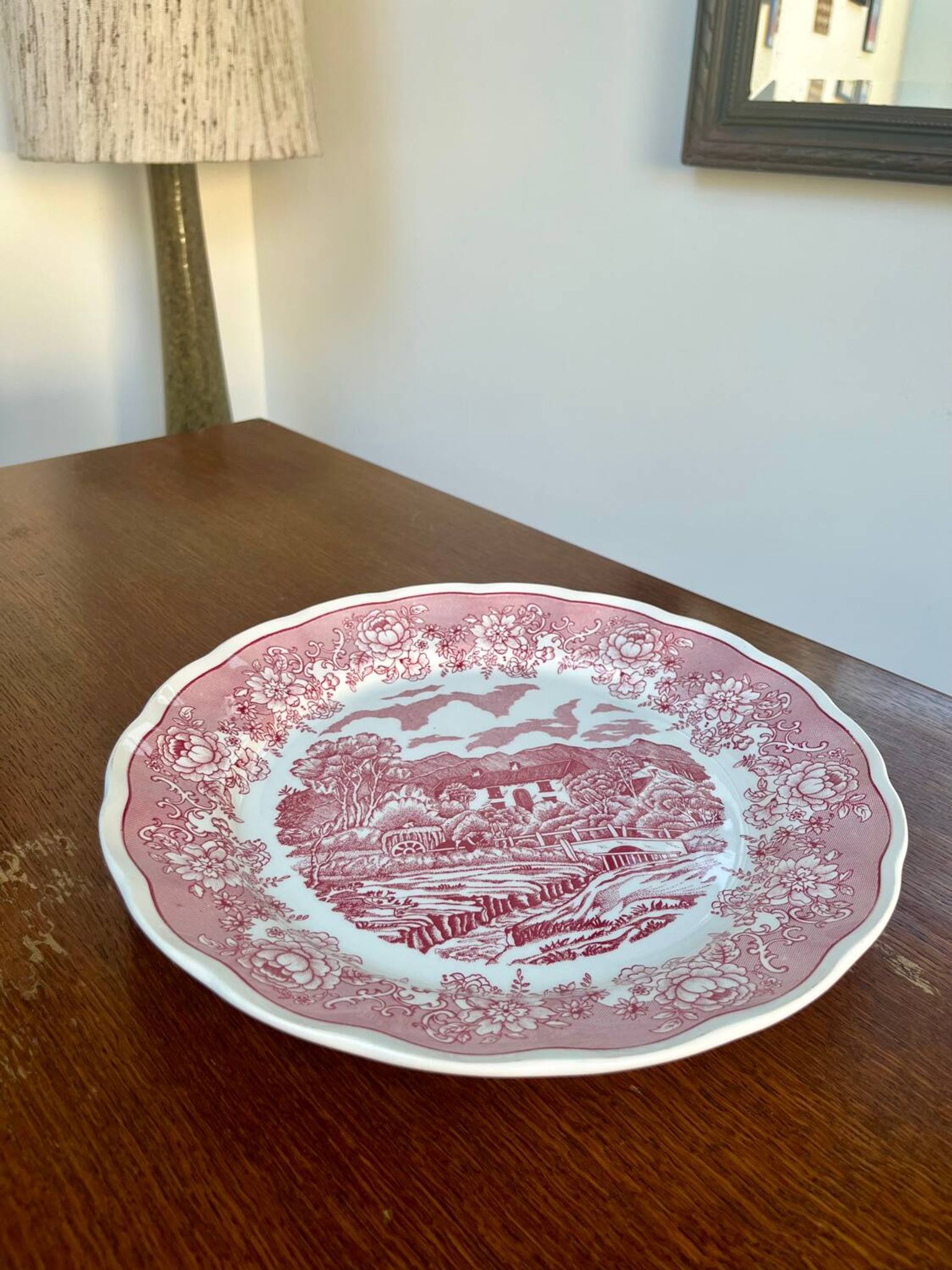 Plat Nuova Fontebasso décor campagne
