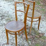 Pair of Bistrot Chairs 1900