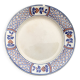 Assiette plate terre de fer Luneville