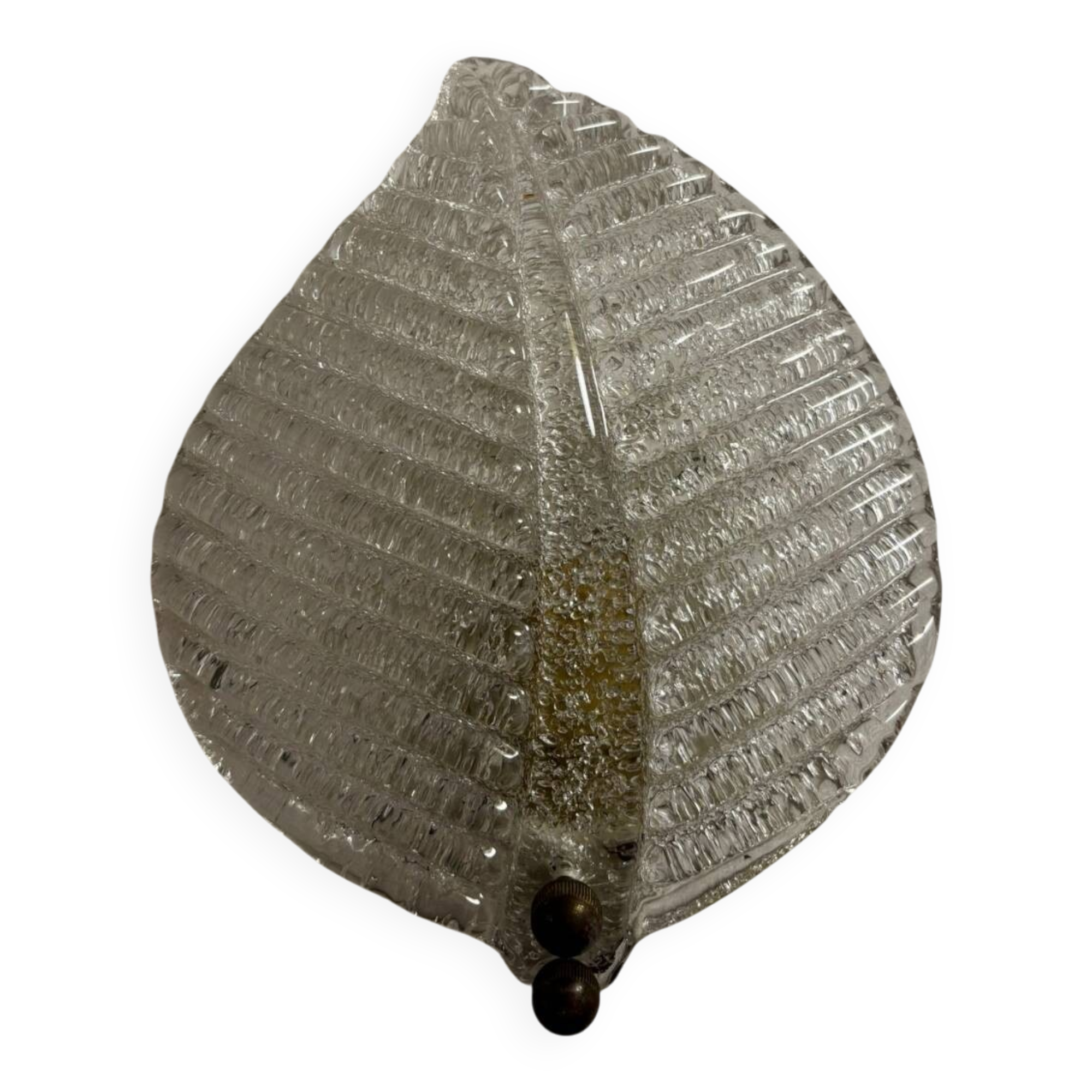 Murano wall light "leaf" by BAROVIER ET TOSO