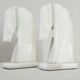 Pair of vintage 1970s onyx bookends