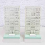 Pair of vintage bedside lamps