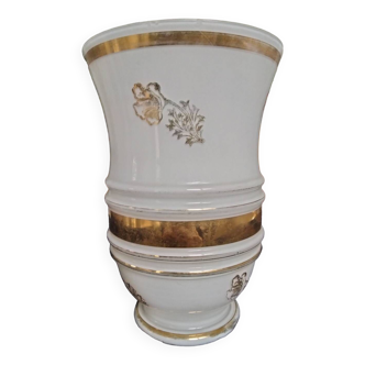 Vase Charles X en opaline