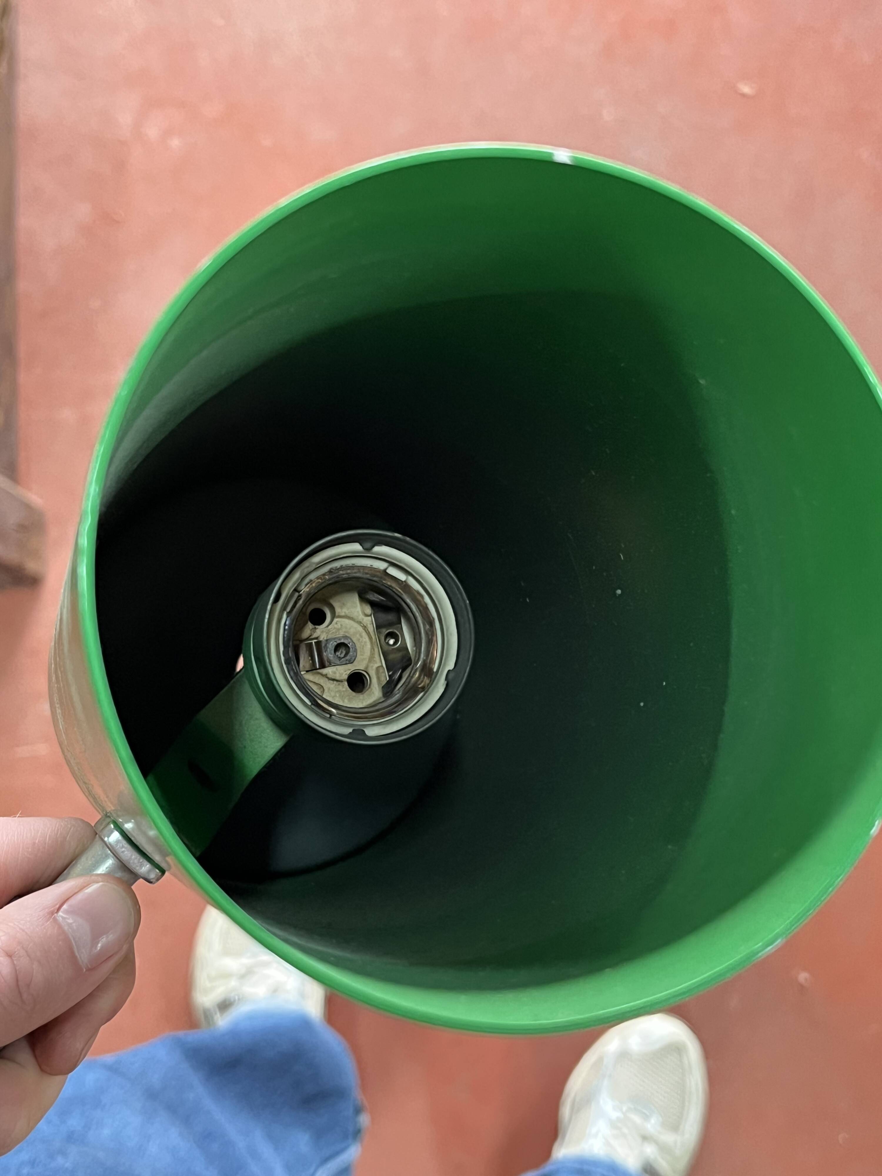 Vintage green wall lights