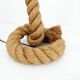 Rope lamp, work in the style of Audoux & Minet, circa 1970-1980