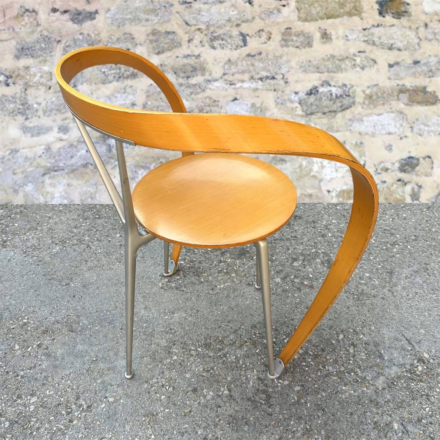 Suite de 6 chaises « Revers » par Andrea Branzi pour Cassina, 1990