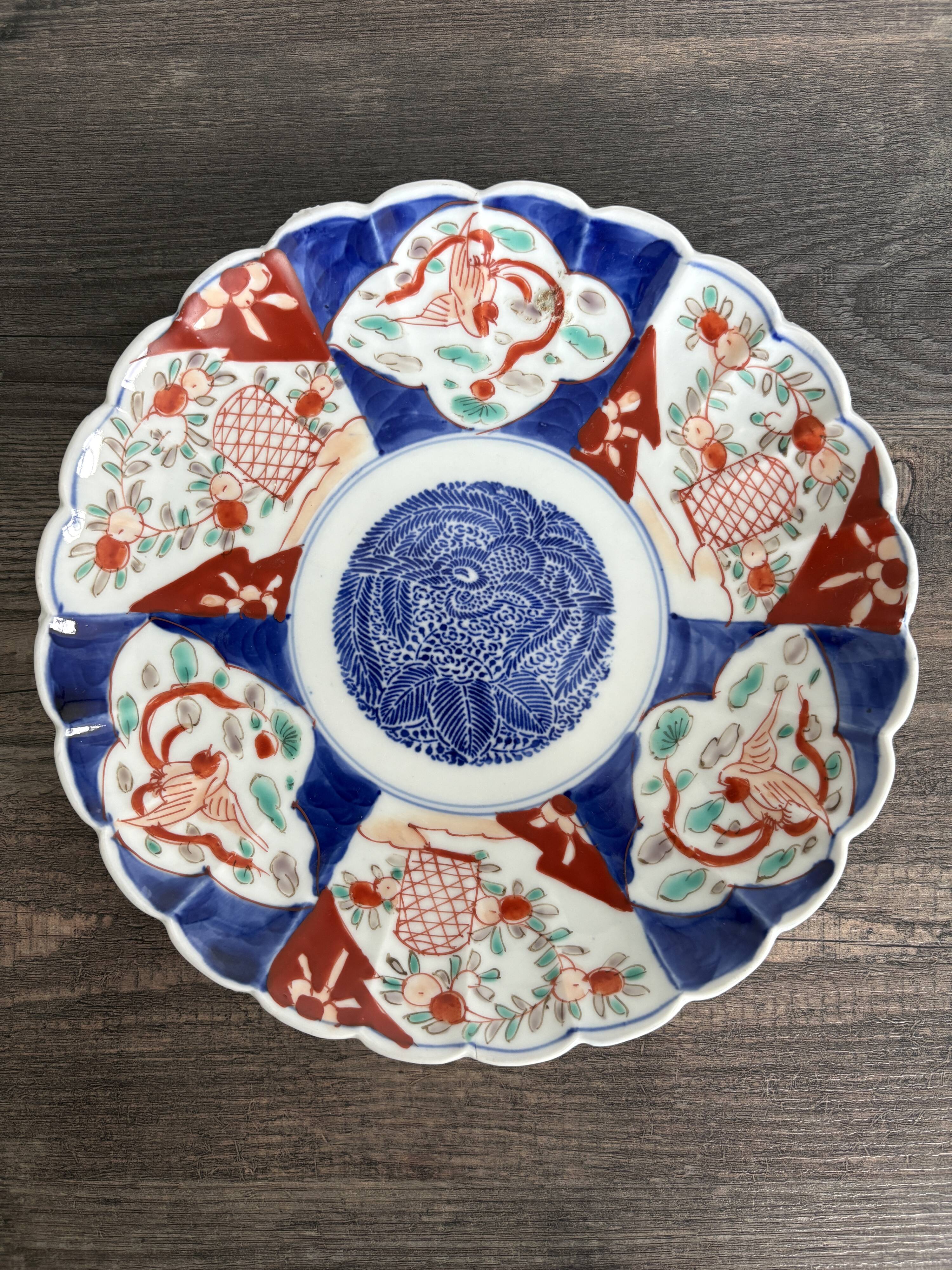 Antique Japanese Imari plate