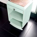 Revamped art deco bedside table