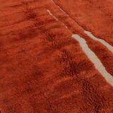 Moroccan Berber rug Mrirt orange terracotta