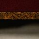 Pair Danish cabinetmaker Art Deco Armchairs in burgundy wool fabric