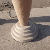 Set 2 postmodern 50 cm stepped sand and fiberglass lamp