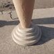 Set 2 postmodern 50 cm stepped sand and fiberglass lamp