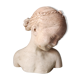 Buste jeune fille en plâtre