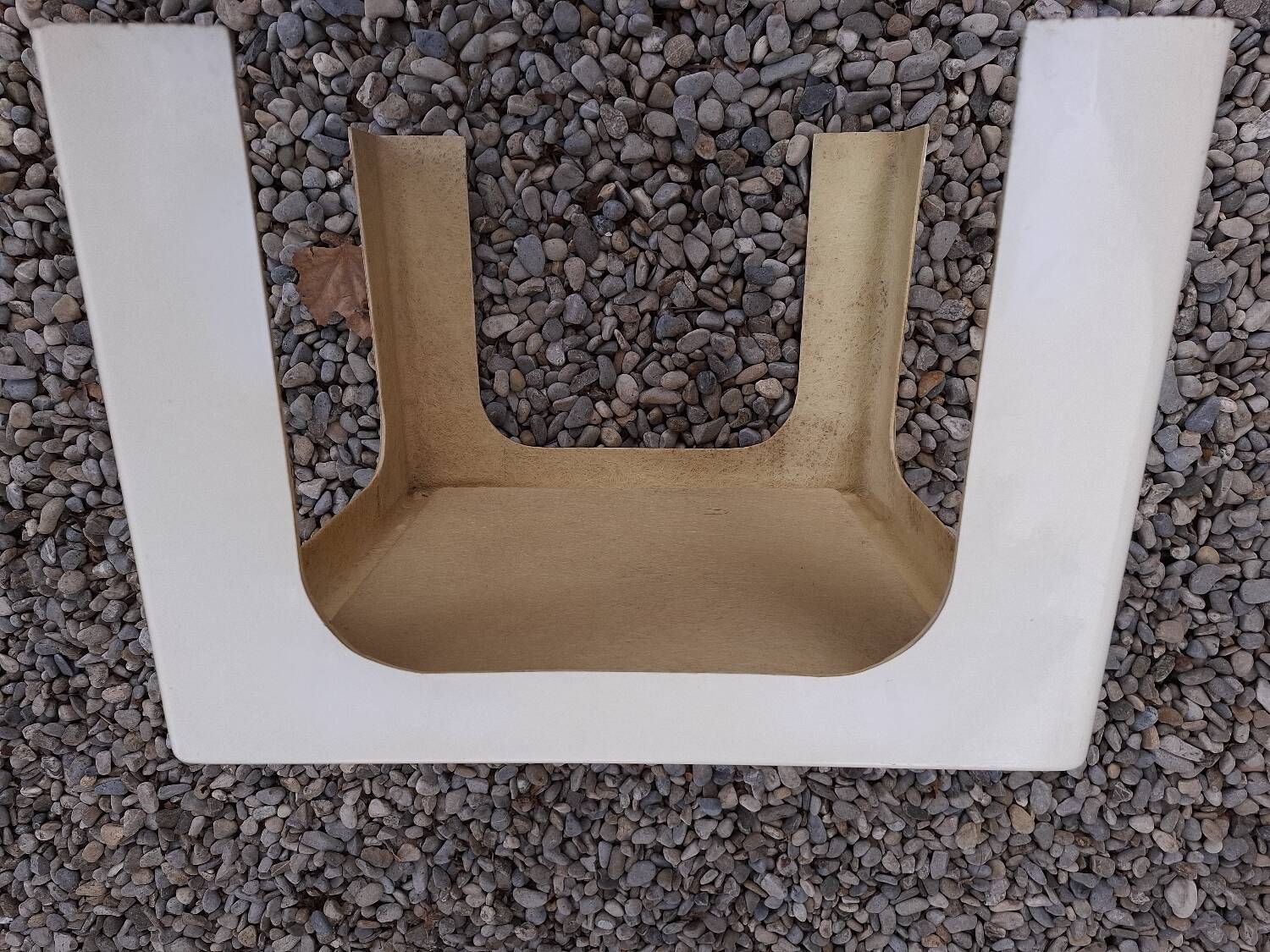 Vintage 70'S fiberglass coffee table