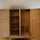 Vintage wardrobe with compass feet