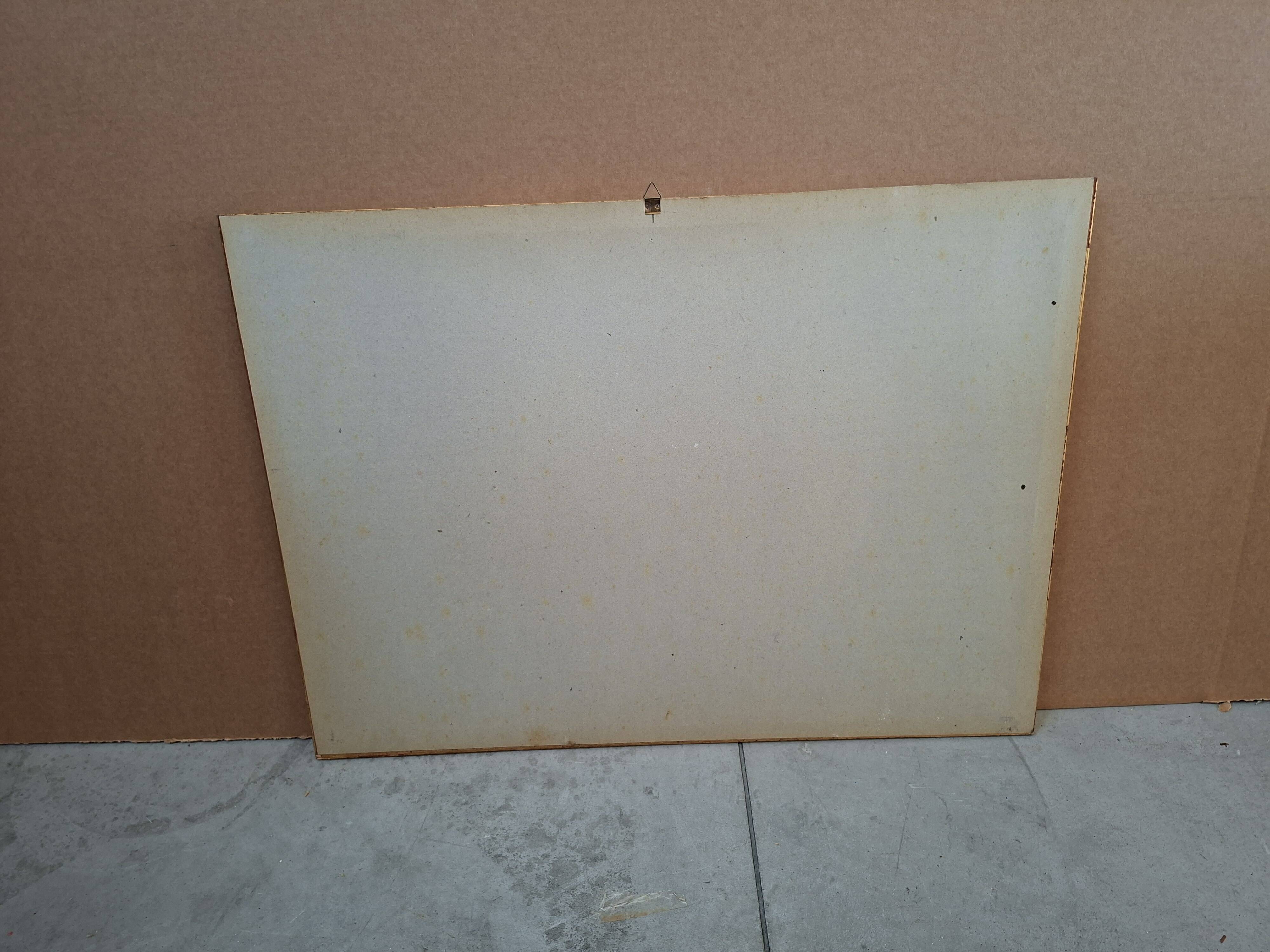 Stampa Vintage Reggia di Caserta Tavola X Vanvitelli Anni '50 69x50 cm