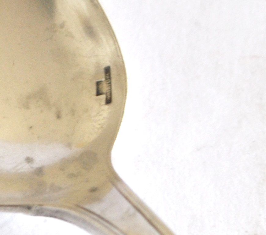 Christofle Boréal soup spoon Art Deco design Luc Lanel 1930