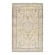 6x10 Large Cream & Black Oriental Vintage Rug, 192x307Cm